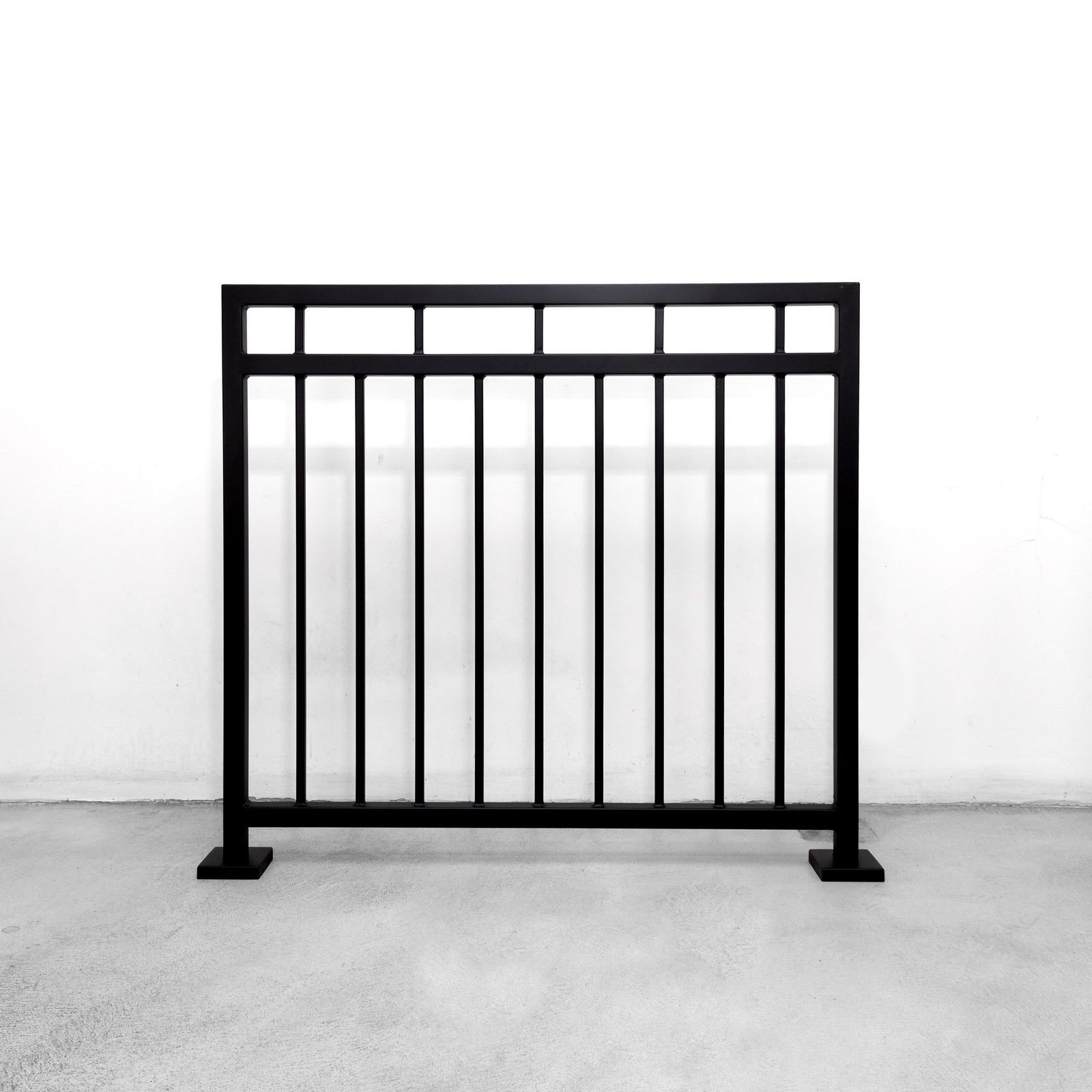 Stainless steel and glass railing system — view 2